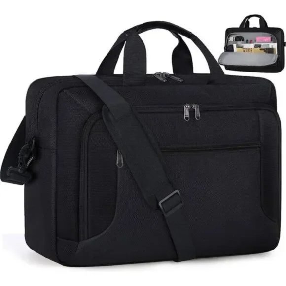 Boutique Other - New Laptop Bag 17.3 Inch Laptop Briefcase Large Waterproof Laptop Case for Men